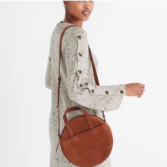 Madewell Donegal Button Sleeve Sweater Dress - Picture 2 of 8